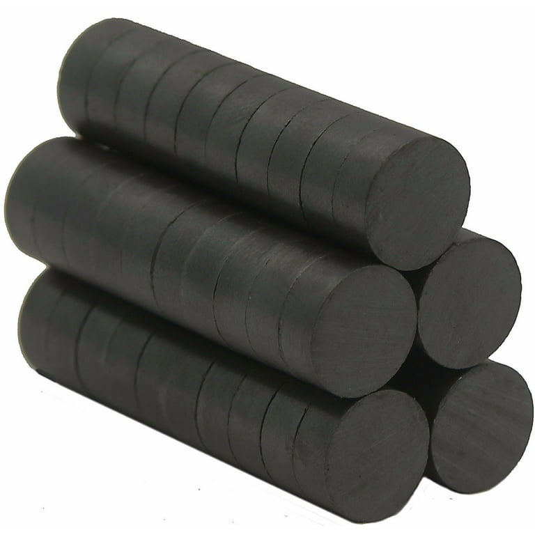 500 3/4 Inch Round Rubber Peel & Stick Magnets ONLY