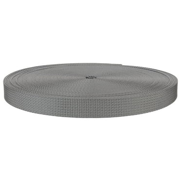 3/4 Inch Silver Polyester Webbing Closeout
