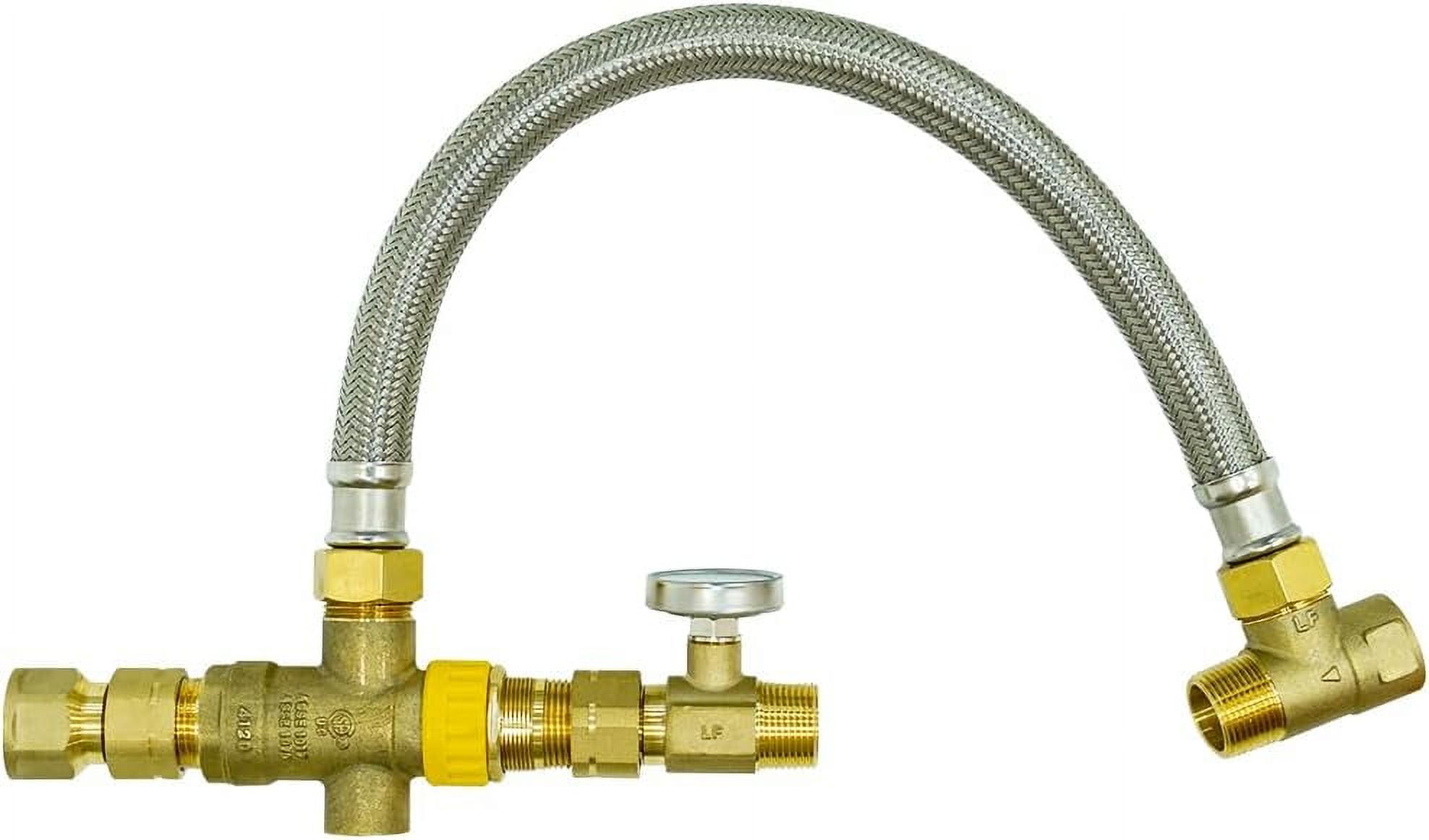 3/4 Inch Tank Booster Water Heater with Thermostatic Mixing Valve