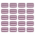 thumbnail image 1 of 3/4 Inch Tri-Glide Slide Buckles Webbing Strap Fastener, Purple, 50 Pack, 1 of 5