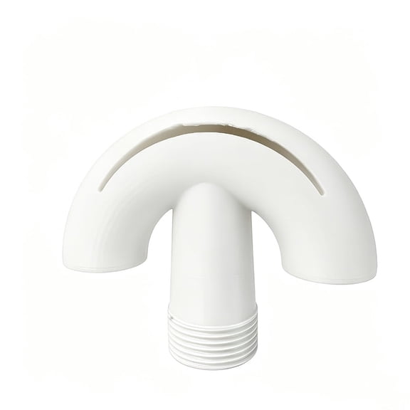 3/4 Inch Universal Swimming Pool Aeration Fountain, Cools Hot Water, Creates Waterfall Spray for Above Ground & In Ground Pools, White 5Pcs
