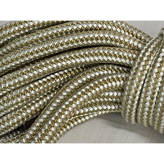 5/8 Inch X 300 Feet Blue Double Braid Nylon Rope - Made In USA, For Dock Lines, Anchor Lines, General Use