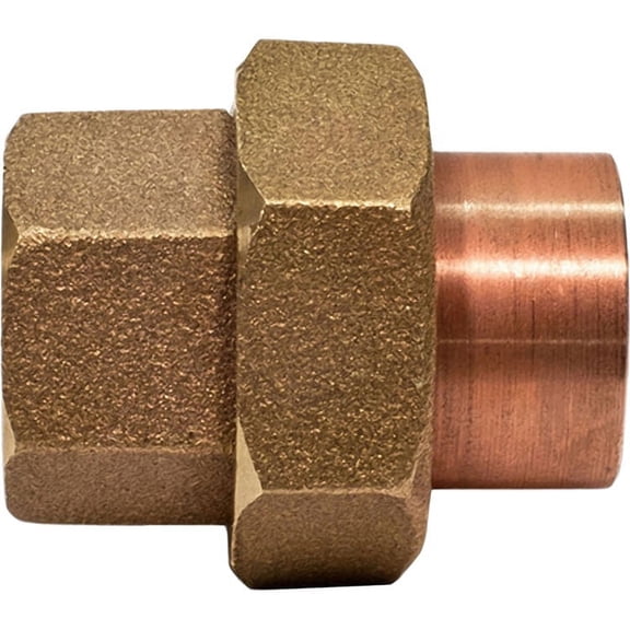 3/4" Lead Free Sweat Copper Union