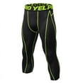 thumbnail image 1 of 3/4 Leggings Fitness Compression Sports Tights Pants For Men Jogging Trousers Running Quick Dry Sportswear, 1 of 6