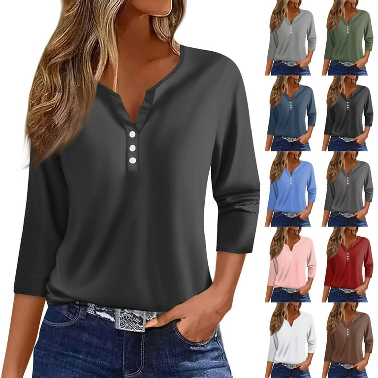 Pocket Printed Three-Sleeve Loose O-Neck Sweatshirt Pocket Printed Three-Sleeve Loose O-Neck Sweatshirt