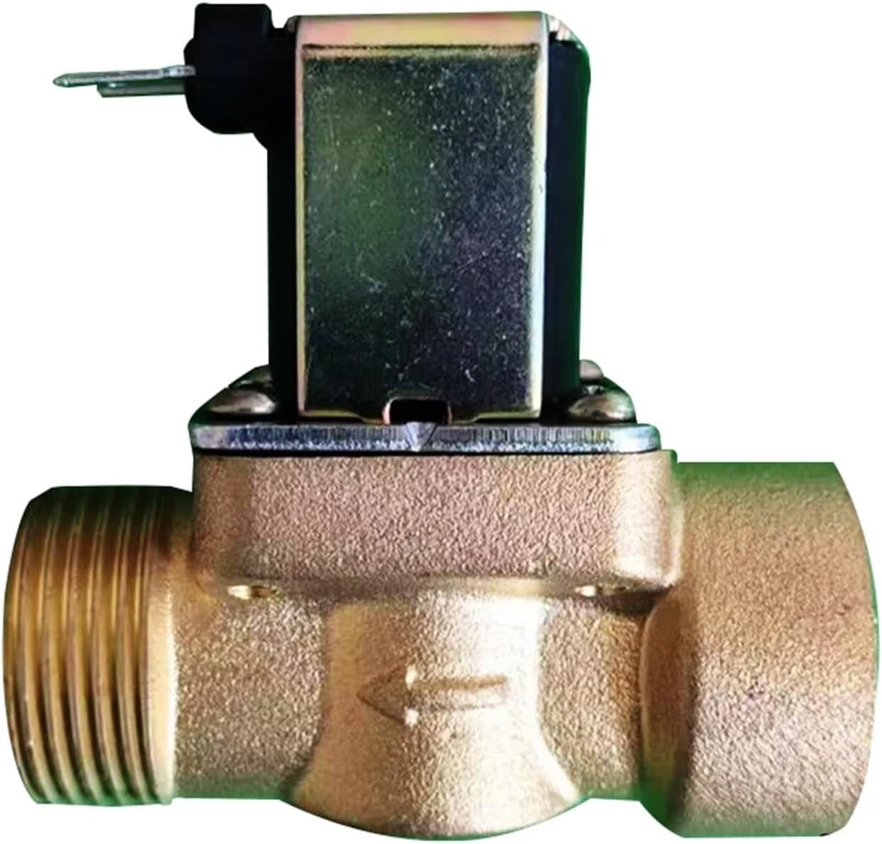 3/4'' Male To Female Normally Closed Electric Brass Solenoid Valve Magnetic Switch DC 12V 24V AC 110V 220V Hot Water Valve