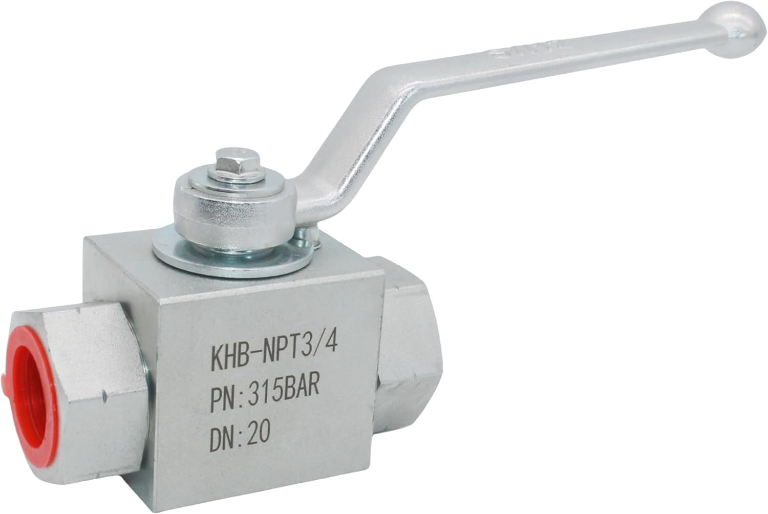 3/4'' NPT High Pressure Hydraulic Ball Valve KHB, 2 Way Shut-Off Ball ...