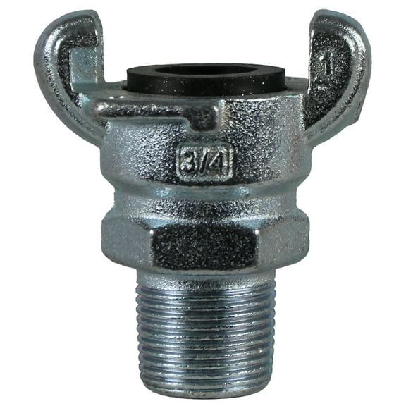 3/4" NPT Male Chicago Air Coupling Twist Lock Claw Style Universal Ductile Iron
