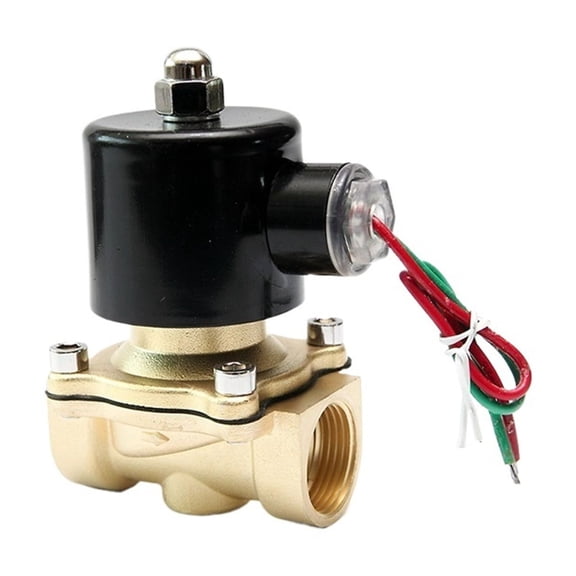 3/4" Normally Closed Brass Solenoid Valve Electric Solenoid Valve 220 For Water Oil Gas ,Easy to Use