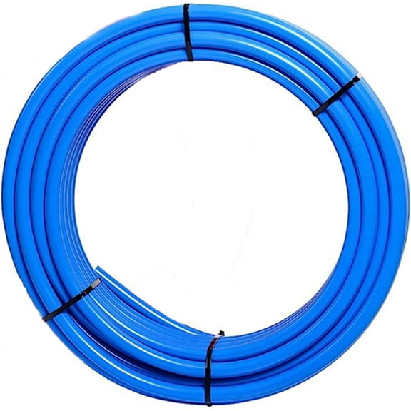 3/4" PEX-B Pipe, 1 Blue Roll x 100 ft, Potable Hot/Cold Water Plumbing & Heating(A-3)