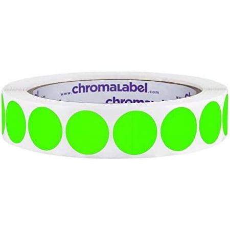 3/4" Permanent Round, Color-Code Dots: 1,000/Roll - by ChromaLabel