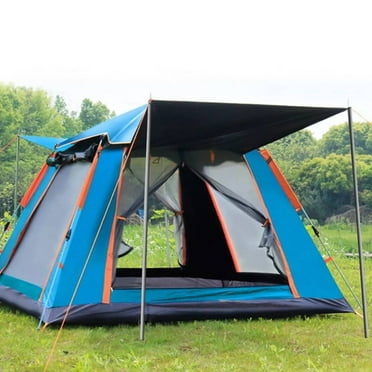 3-4 Person Camping Tent Auto Instant Canopy Pop Up Tent Rainproof Foldable Tent