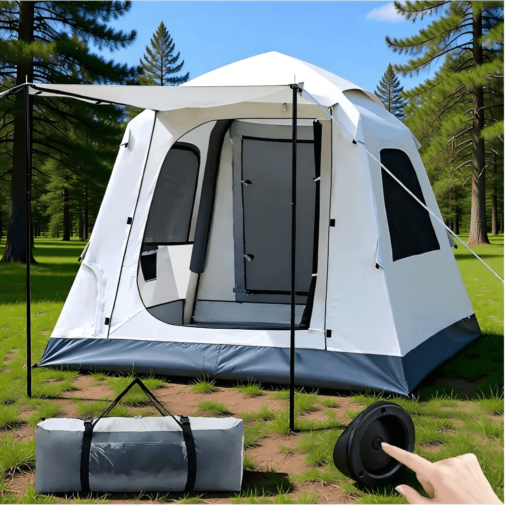 3-4 Person Dome Tent with Carry Bag Self inflating tent