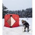 3-4 Person Insulated Pop-Up Ice Fishing Shelter – Thermal, Windproof ...