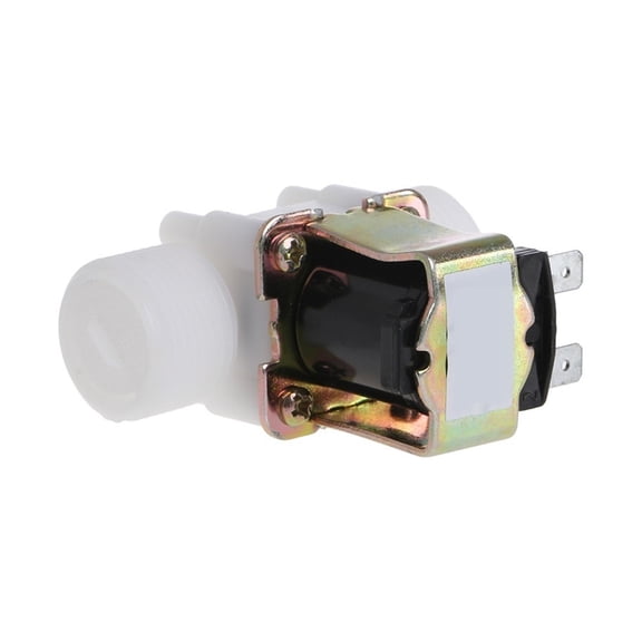 3/4" Plastic Solenoid Valve 12V 24V PP N/C Magnetic Washing Machine Dispenser Water Pneumatic Pressure Controller Switch ,Stable Performance