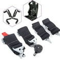 thumbnail image 1 of 3'' 4 Point Black Camlock Quick Release Racing Seat Belt Harness For Racing Car, 1 of 12