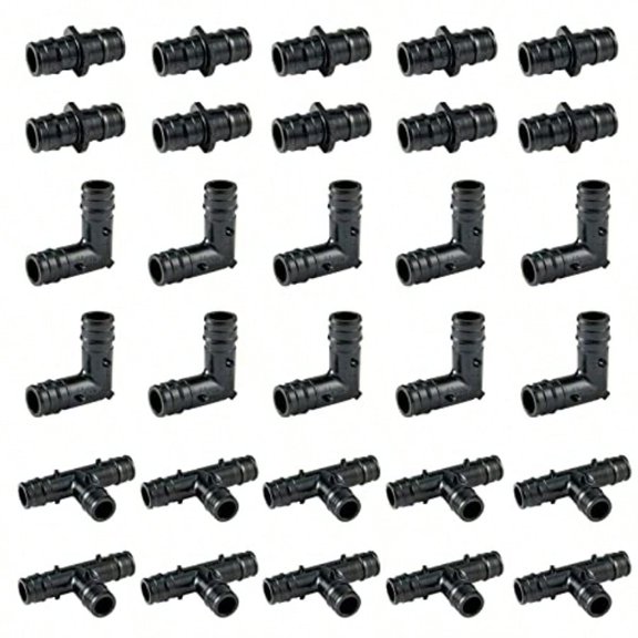 3/4 Poly PEX A Expansion Fitting Pack PPSU Combo Fittings with Tees 110 Elbows(110) Couplings(110) For 3/4 Inch PEX Pipe