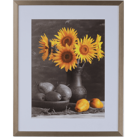 3/4" Polystyrene Modern Picture Frame - by WholesaleArtsFrames-com. 16x22 275 Series - Light Bronze - Made In USA