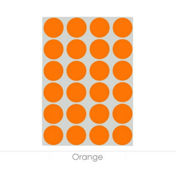 3/4" Removable Round, Color-Code Dots: 1,008/Pack