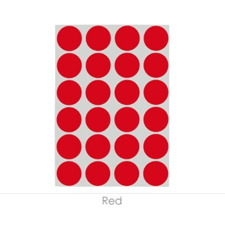 3/4" Removable Round, Color-Code Dots: 1,008/Pack