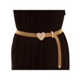 thumbnail image 1 of 3/4" Rhinestone Heart Mesh Metal Ball Chain Belt, 1 of 2