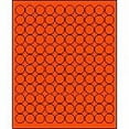 thumbnail image 1 of 3/4" Round Fluorescent Red Labels for Laser Printers, Inkjet Printers or Copier Machines. (GLC075FR), 1 of 1