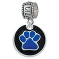 thumbnail image 1 of 3/4'' Royal Blue Paw in Black Circle - Happy Birthday Charm Bead, 1 of 1