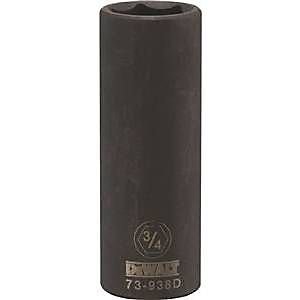 STANLEY CONSUMER TOOLS 6PT 1/2' Drive Deep Impact Socket 3/4" SAE DWMT73938OSP