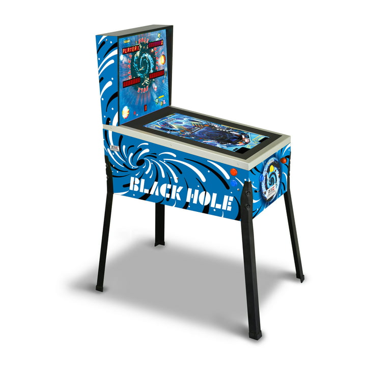 3/4 Scale Electronic Digital Pinball Machine Black Hole, Toy Shock