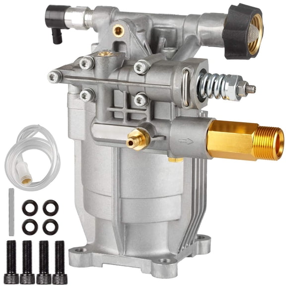 3/4" Shaft Horizontal Pressure Washer Pump, 2600-3000 PSI, 2.5 GPM, OEM Replacement Pump for Honda GC160,309515003,308418007,020241 and More