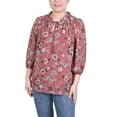 thumbnail image 1 of 3/4 Sleeve Chiffon Blouse, 1 of 4