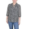 thumbnail image 1 of 3/4 Sleeve Chiffon Blouse, 1 of 4