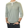 thumbnail image 1 of 3/4 Sleeve Henley, 1 of 4