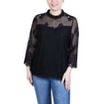 thumbnail image 1 of 3/4 Sleeve Lace Blouse, 1 of 3