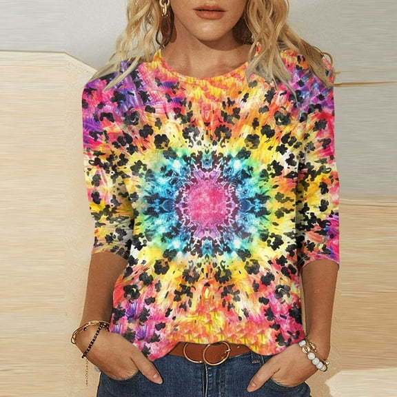 3/4 Sleeve Shirts for Women Plus Size 2x Womens Plus Size Tops Dressy Casual Summer Cute Blouses for Women Trendy Summer Vintage Floral Tshirts Shirts for Women my items