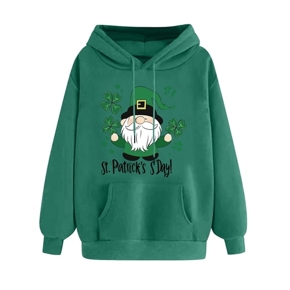 3/4 Sleeve St Patrick's Day Shirts for Women Lucky Irish Shamrock Graphic Shirts Festival Party Tops Blouse