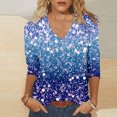 thumbnail image 1 of 3/4 Sleeve Summer Tops for Women Plus Size Summer Tops for Women Plus Size Womens T Shirts Loose Fit Cotton Tshirts Shirts for Women Graphic T-Shirts Sale my orders, 1 of 5