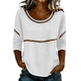 thumbnail image 1 of 3/4 Sleeve Tops for Women Casual Work Blouse, 1 of 6