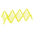 thumbnail image 1 of 3-4 Slot Shape Taco Holder Stainless Steel Mexican Display Stand Rack Yellow, 1 of 5