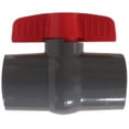 thumbnail image 1 of 3/4 Socket Sch 80 PVC Ball Valve, PVC Ball Valves, Plumbing Accessories, 1 of 1