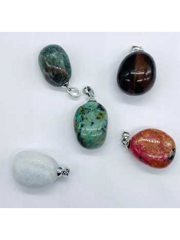 ~3/4" Stone various pendant | Trending Now