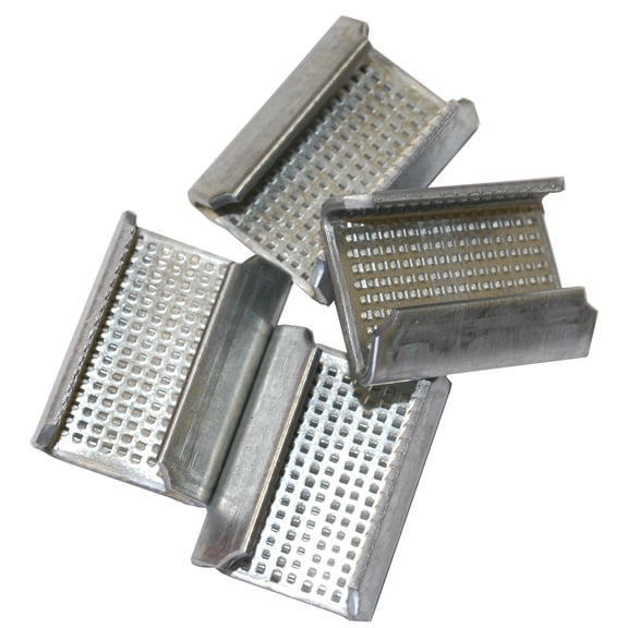 3/4" Symmetrical Snap-On Serrated Seals for Poly Strap - Case of 1,000 - P34SY4