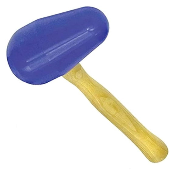 3/4" Tear Drop Mallet Set - Metal Forming Mallet with Wood Handle - Sheet Metal Forming Tools - Plastic Mallet for Auto Body & Fabrication
