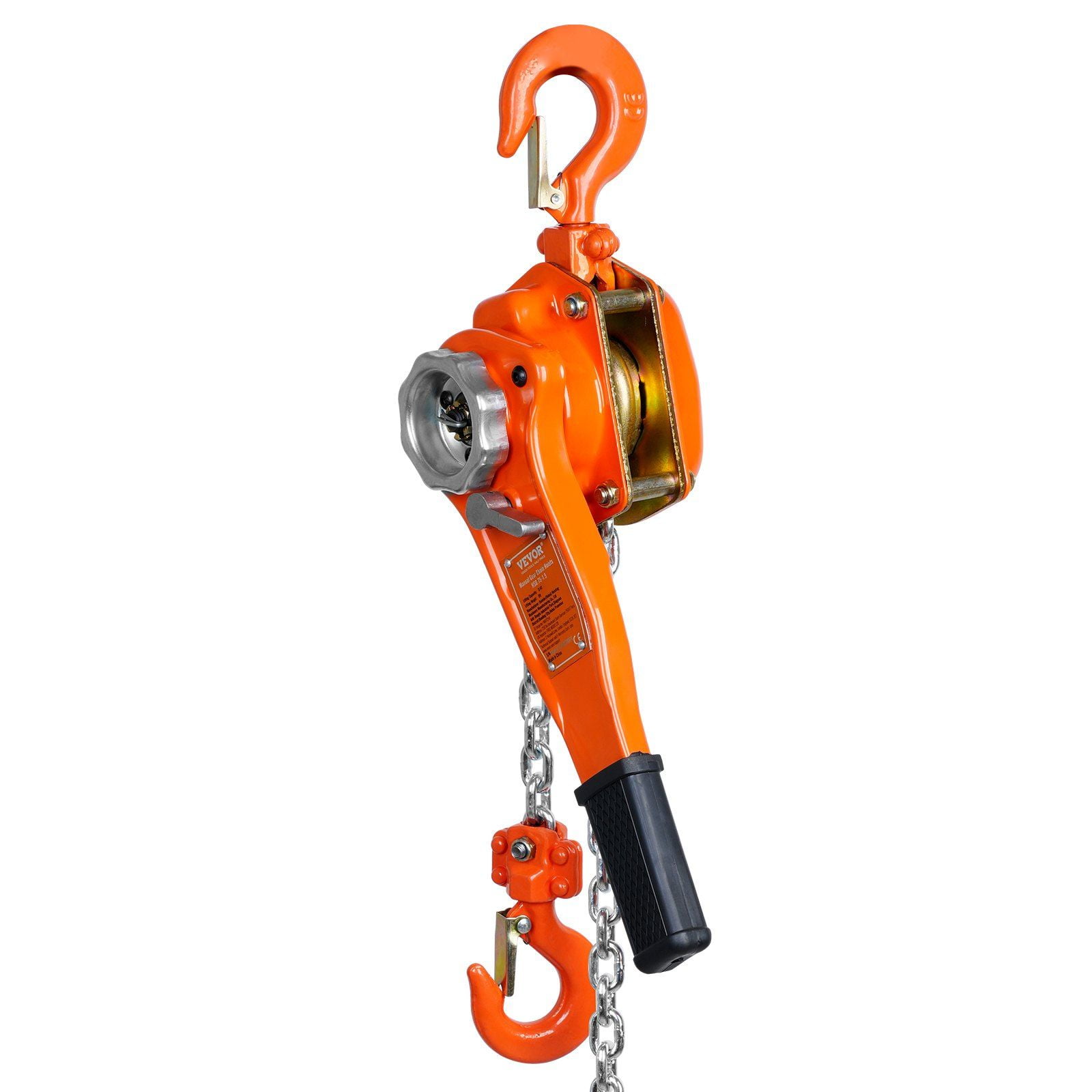 3/4 Ton (1650 lbs) Manual Lever Chain Hoist, 10 FT Come Along, G80 ...