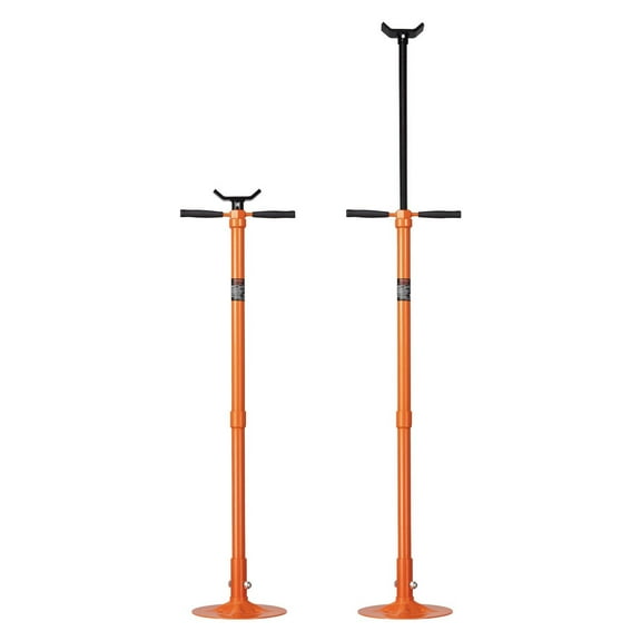 3/4 Ton Capacity Underhoist Support Stand - Heavy Duty Round Base Jack Stand for Vehicle Lifting, Automotive Repair & Equipment Support - Secure Steel Construction with Locking Pin Safety Feature3/4