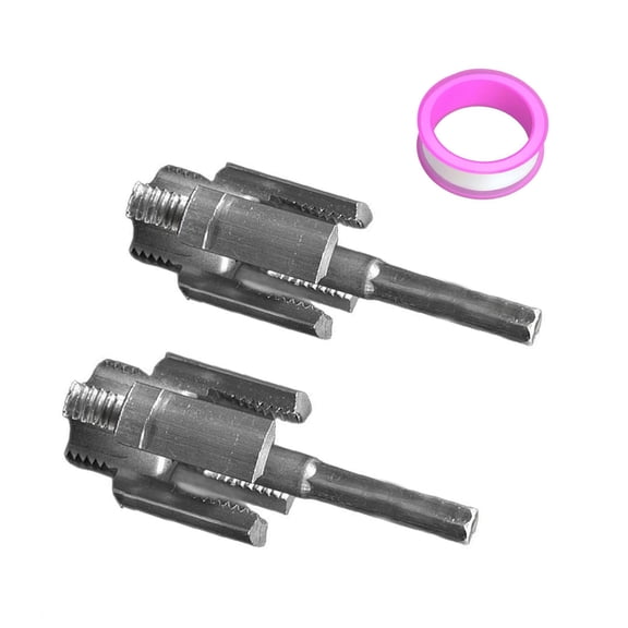 3/4'' Water Pipe Inner Hole Opener Electric Drill Hexagonal Tappings Tool Plastic Pipes Internal Thread Openers