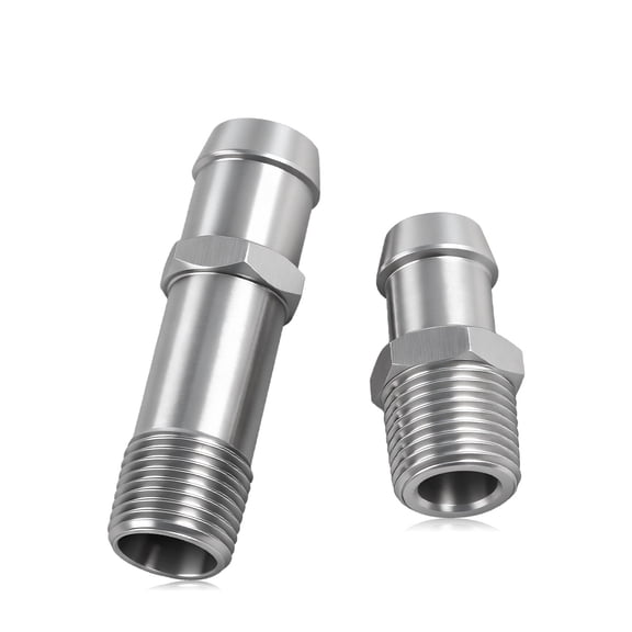 3/4" Water Pump Fitting & 5/8" Intake Fitting for Chevy SBC 283-400 Engines
