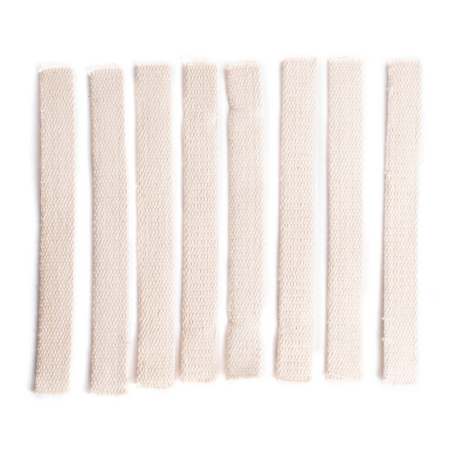 3/4" Wide Flat Cotton Oil Lamp Lantern Replacement Wicks Pack of 8