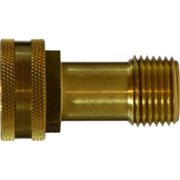 3/4 X 1/2 FGH X MIP Swivel Adapt, Garden Hose, Brass Fittings