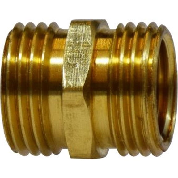 3/4 X 3/4(1/2Tap)Mgh X Mgh Union, Garden Hose, Brass Fittings
